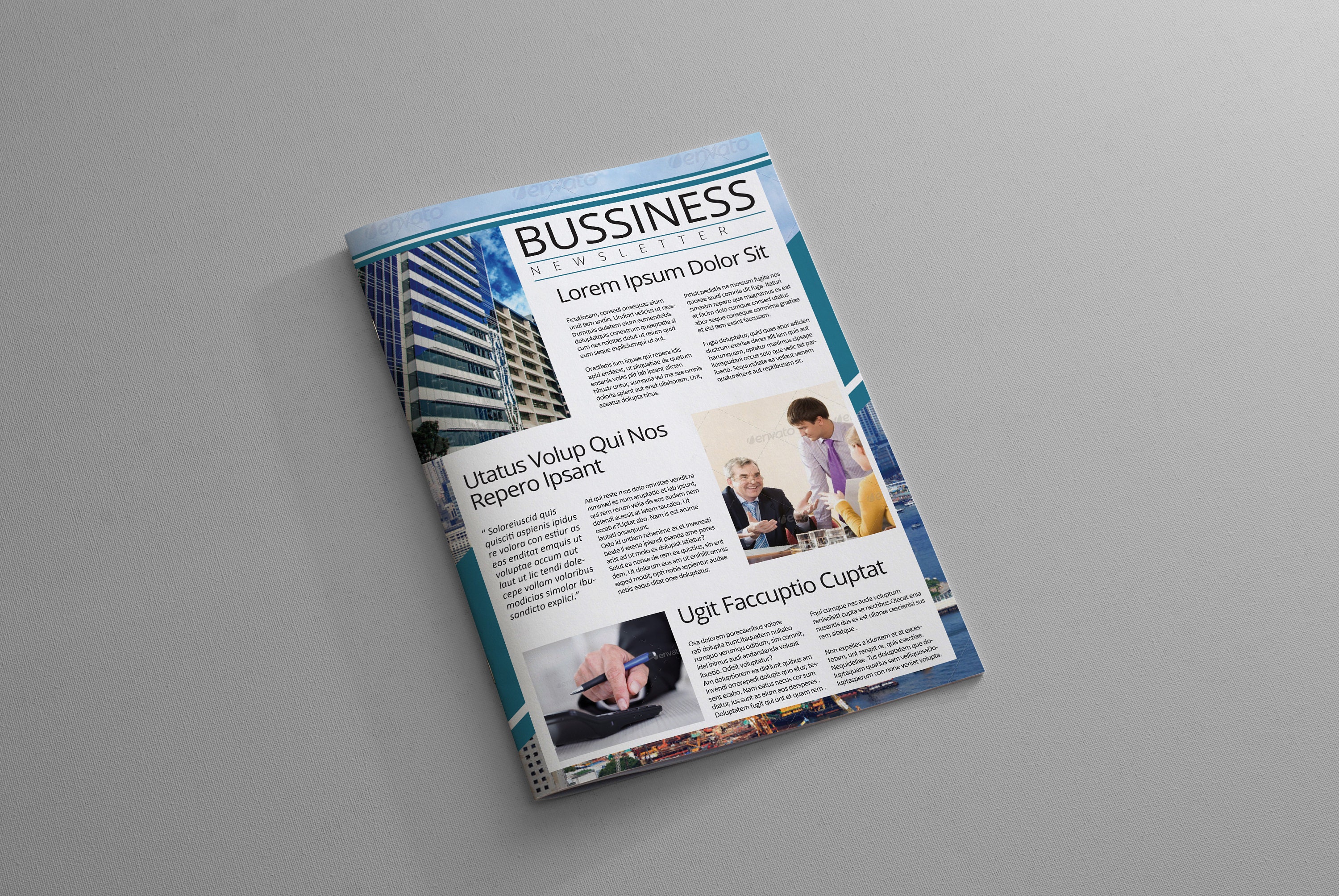 Indesign Newsletter Ideas Indesign Newsletter Template - Etsy