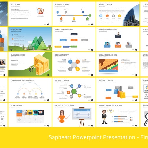 Fully Editable Powerpoint Presentation Template. - Etsy