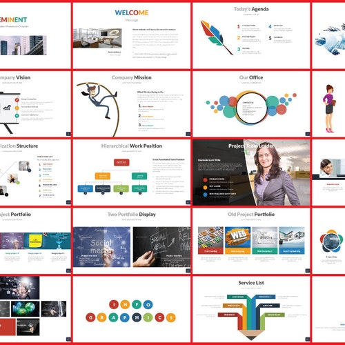 Fully Editable Powerpoint Presentation Template. - Etsy