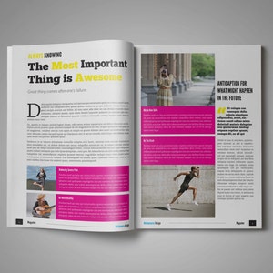Amazing Magazine Template