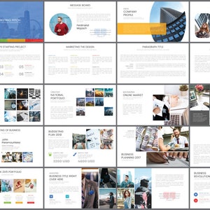 Sjabloon voor zakelijke PowerPoint-presentatie