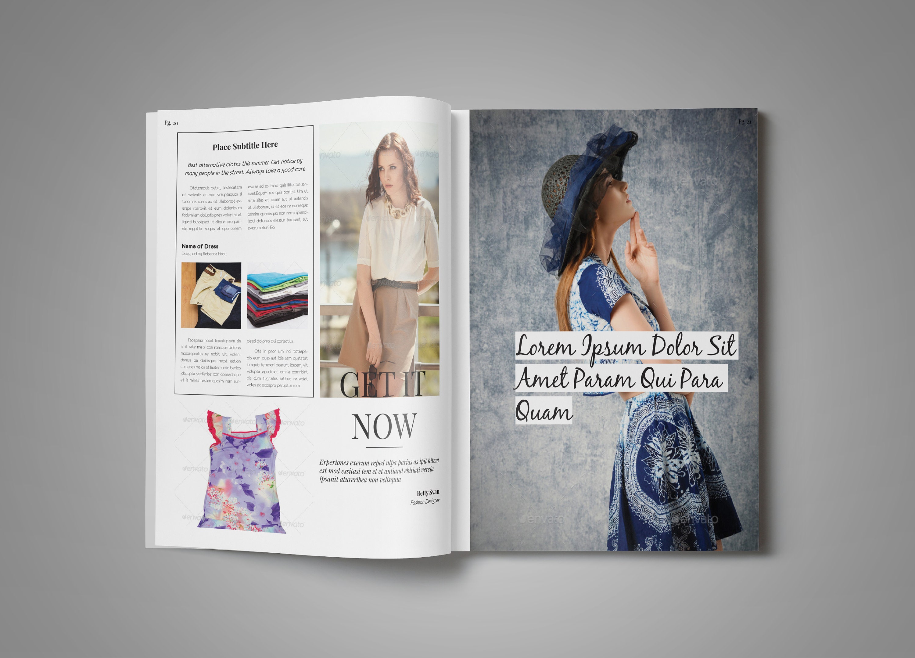 Fashion Magazine - Vol.6 - Etsy