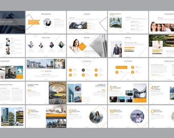 Plantilla de presentación de mercado