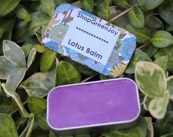 Lotus Ylang Floral balm Vegan balm Organic Lotus Balm Natural floral balm Organic Ylang balm Organic balm