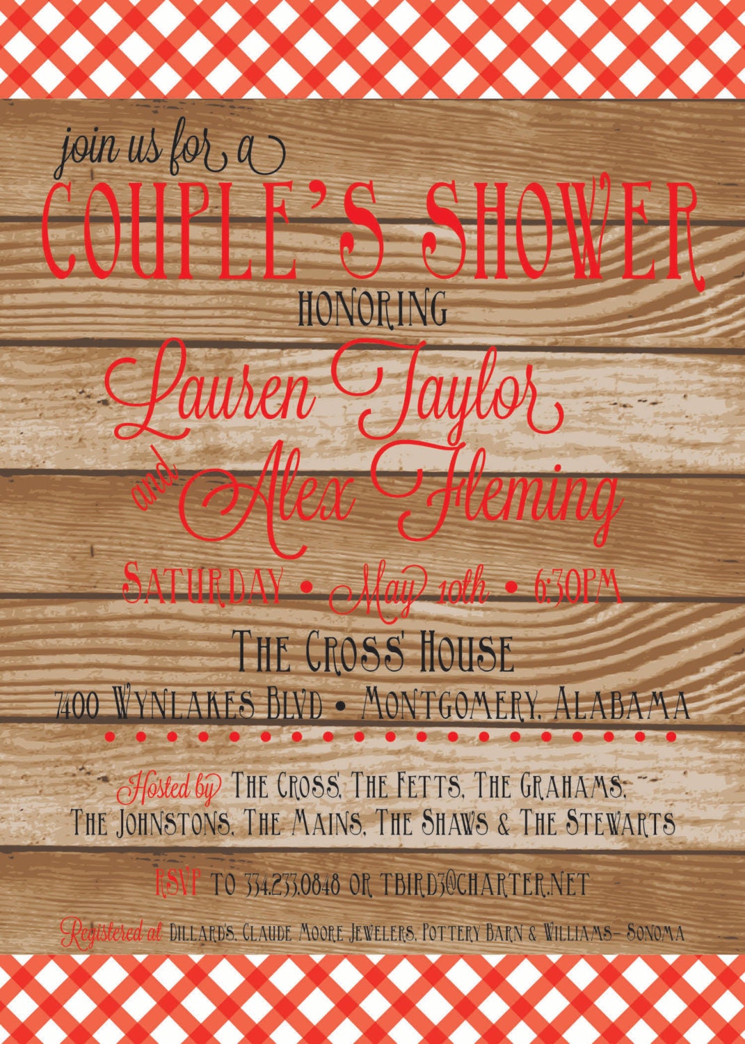 Couples Shower Invitation 10/pk Etsy