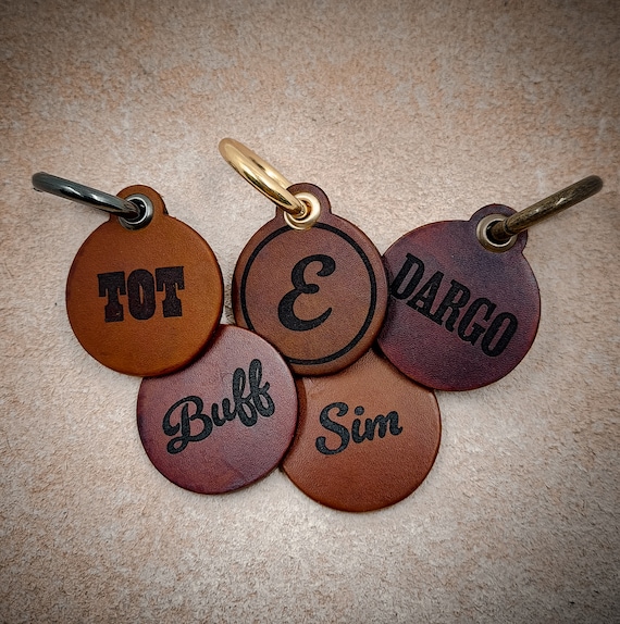 Personalized Leather Horse Halter Name Tag, Equestrian Accessory