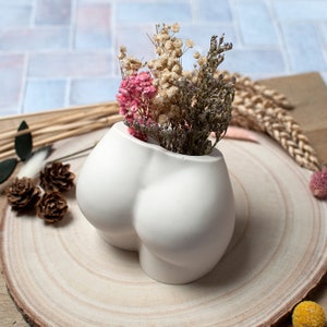 Pencil pot / Pot for dried flowers: Popotin / buttocks pot