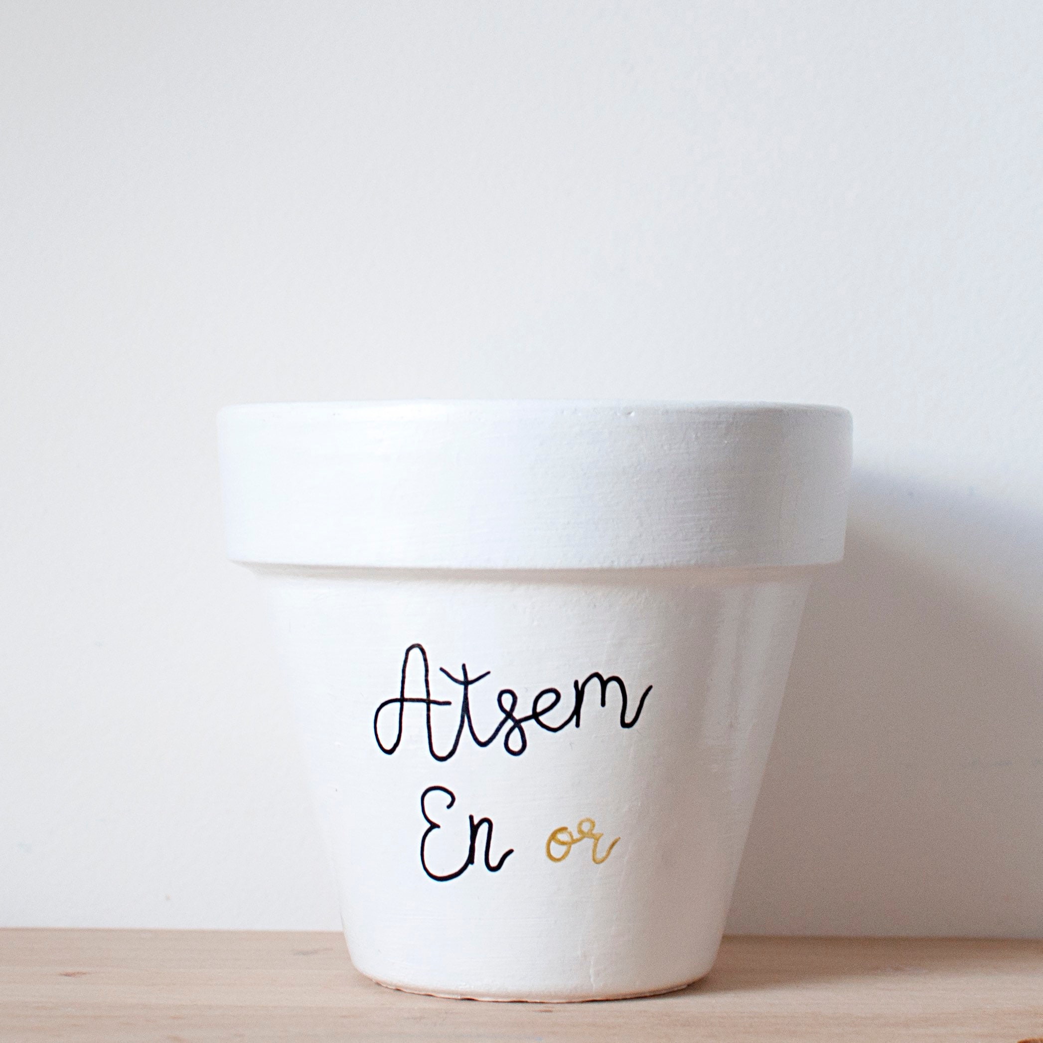 Pot en Terre Cuite Atsem Or/Super Atsem