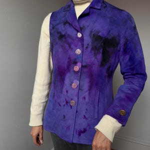 Chaqueta tipo blazer de manga única, talla 8 (S-M), estilo años 70.