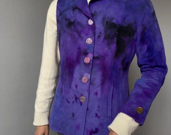 Größe 38 S-M One Sleeve Jacke Blazer 70's Style Mantel