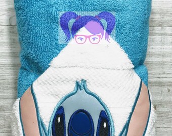 Stitch Hooded Towel, 626 Hooded Towel, Stitch Bath Towel, Stitch Towel Set, Stitch Pool Towel, Stitch Gift Set, Stitch Themed Bathroom