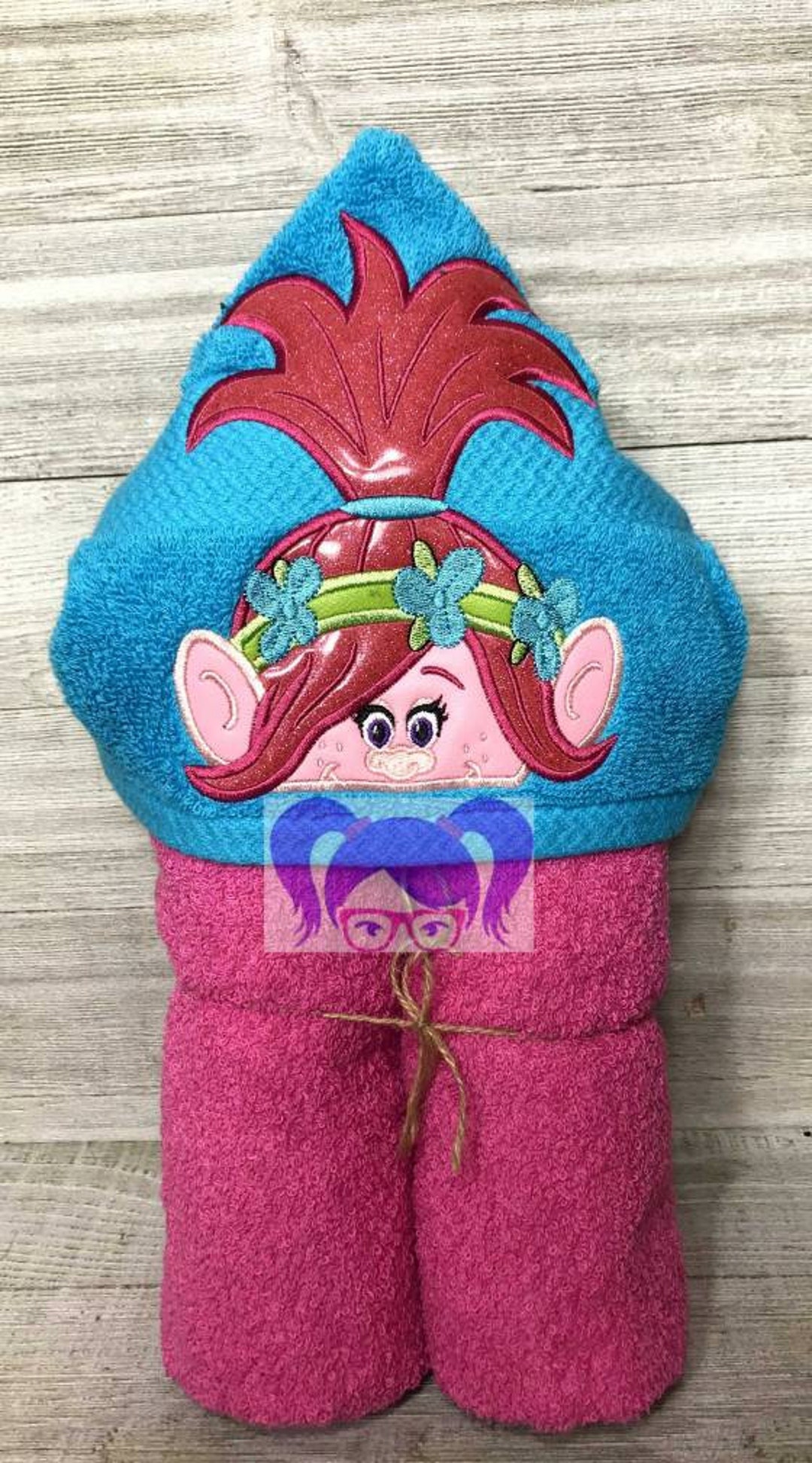 Princess Poppy, Princess Poppy Hooded Towel, Trolls Hooded Towel ...