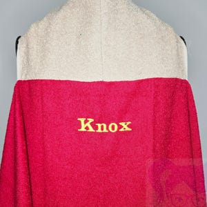 Mandalorian Hooded Towel, Star Wars Hooded Towel, OS Towel , Mandalorian Towel, Pool Towel Set, Mandalorian Bath Towel, Personalized Towel bild 4