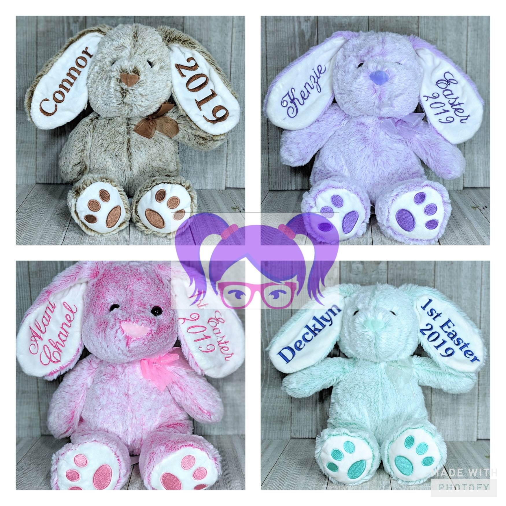 my first easter stuffed animals
