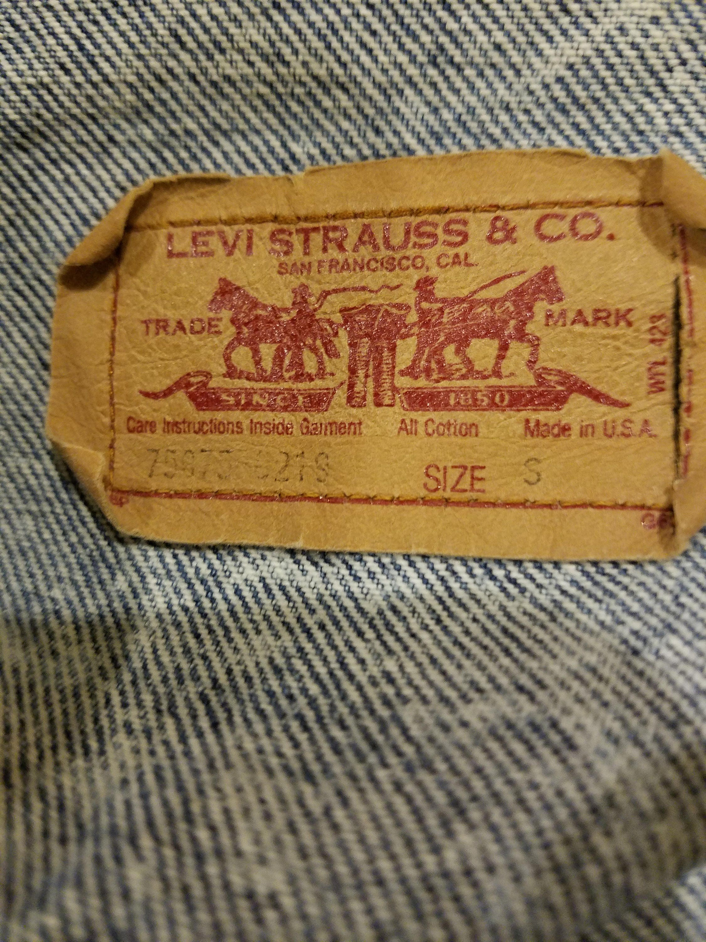 Rare Vintage Levi's Long Acid Washed Denim Jean Jacket - Etsy