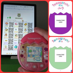 たまごっちpix パーティ Tamagotchi Pix Party from Bandai Review! - YouTube