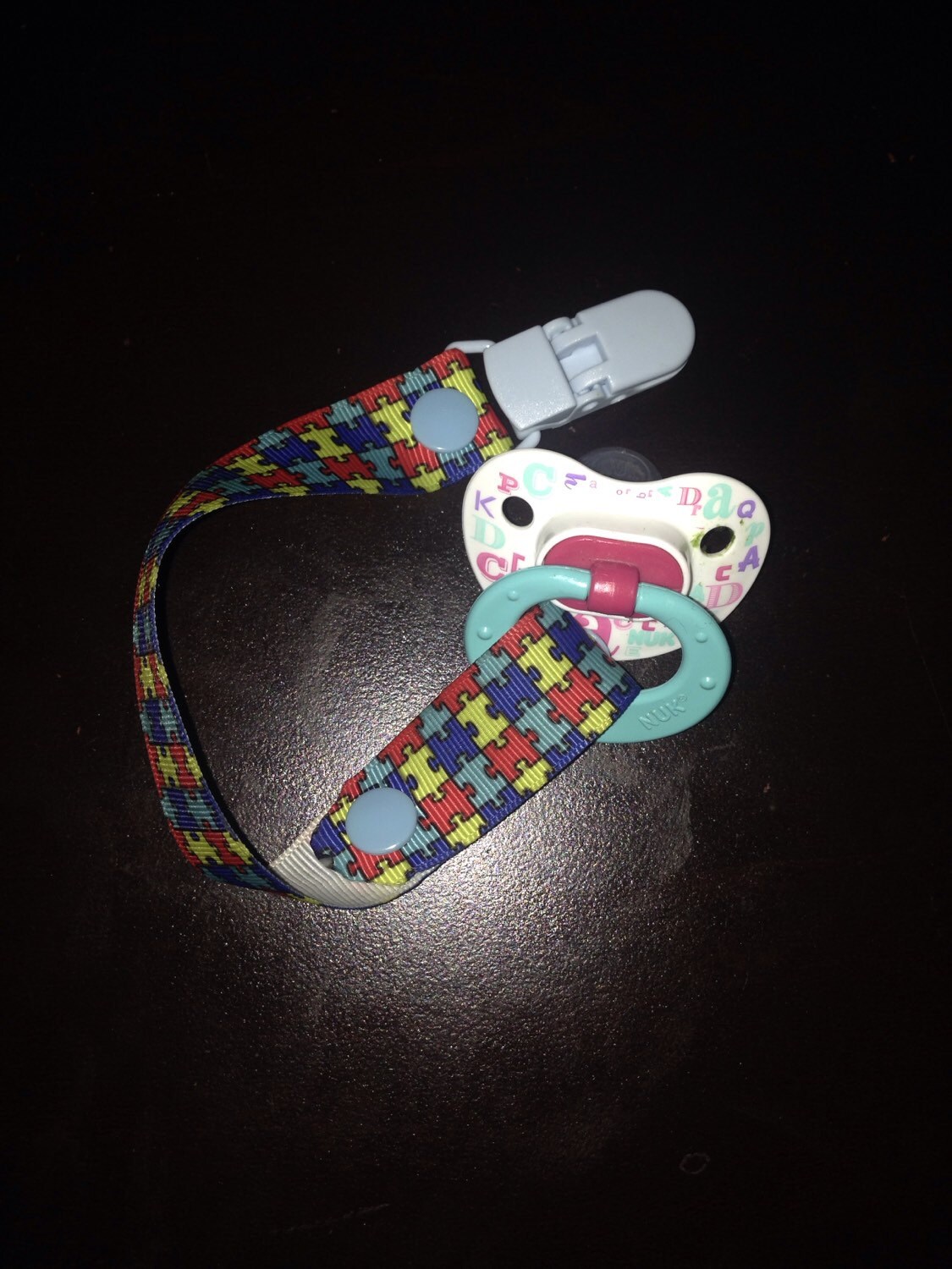 Autism Awareness Pacifier/soother Holder Etsy
