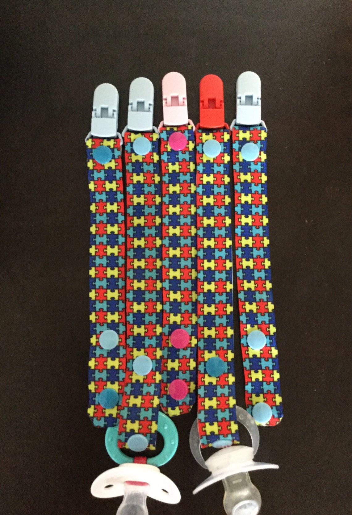 Autism Awareness Pacifier/soother Holder Etsy