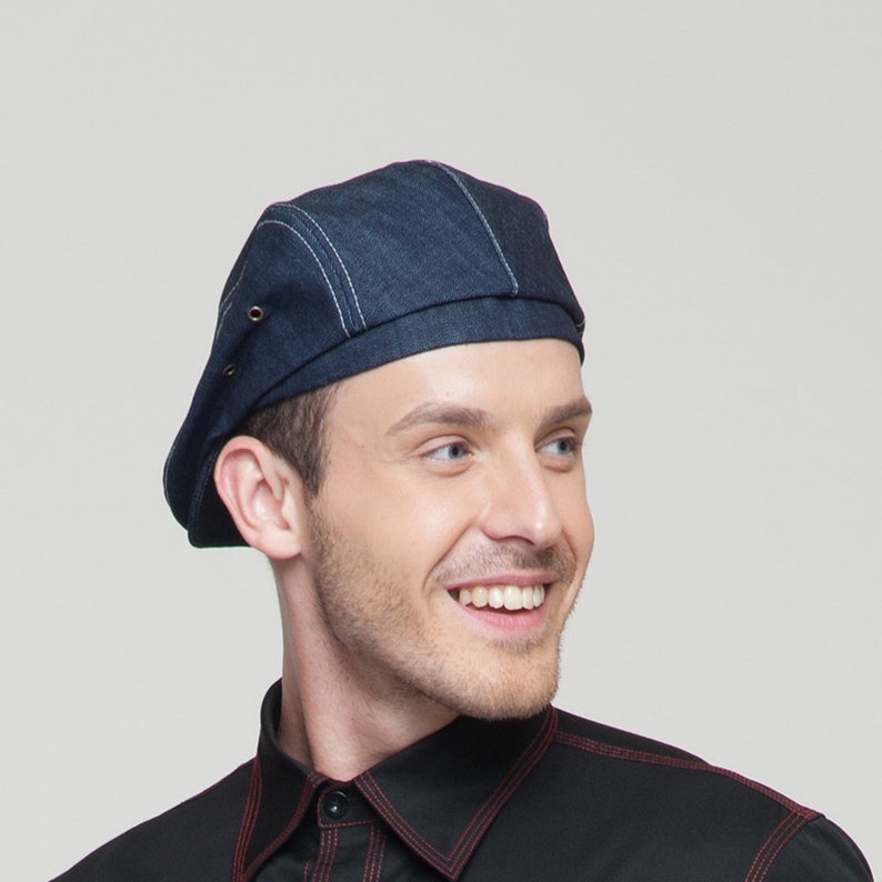 BARTENDER Unisex Denim Driver Hat Waiter Barista Ivy Cap Etsy