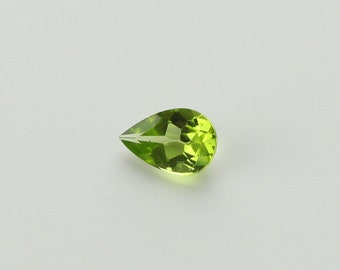 9x6 Pear Shaped Peridot Loose Gemstone