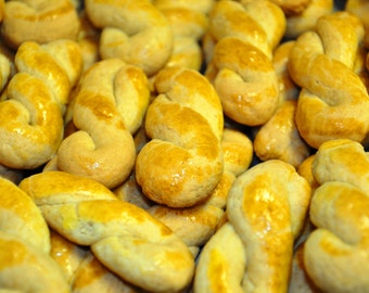 Koulourakia, Greek cookies, butter cookies, 1 lb.