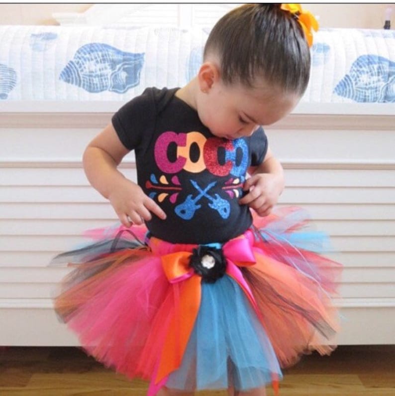 4 5 bodysuit and matching shirt in Size Newborn 1 yr 8 Birthday Fun Party Fun 7 2 3 Perfect in Coco Inspired Set Tutu 6