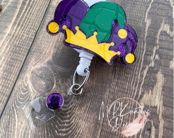 Mardi Gras Hat Badge Reel