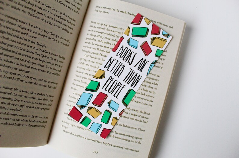 Books Are Better Double Sided Bookmark image 1