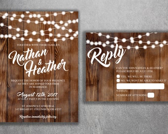 Wedding Invitation Kits Etsy