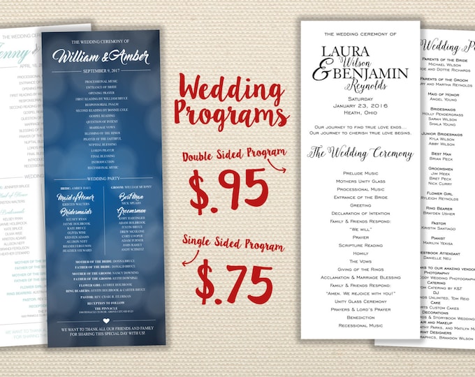 ceremony programs level 33 graphics store