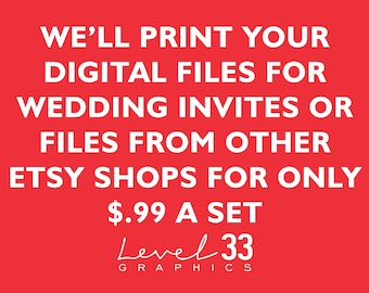 high quality wedding invitations just 99 each by level33graphics