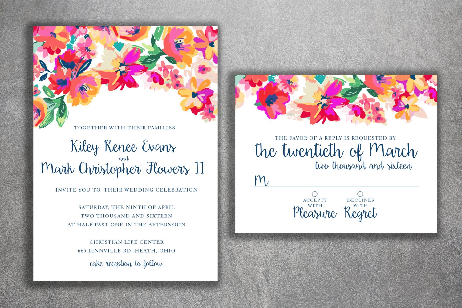 Floral Wedding Invitations Cheap Floral Wedding Invitations