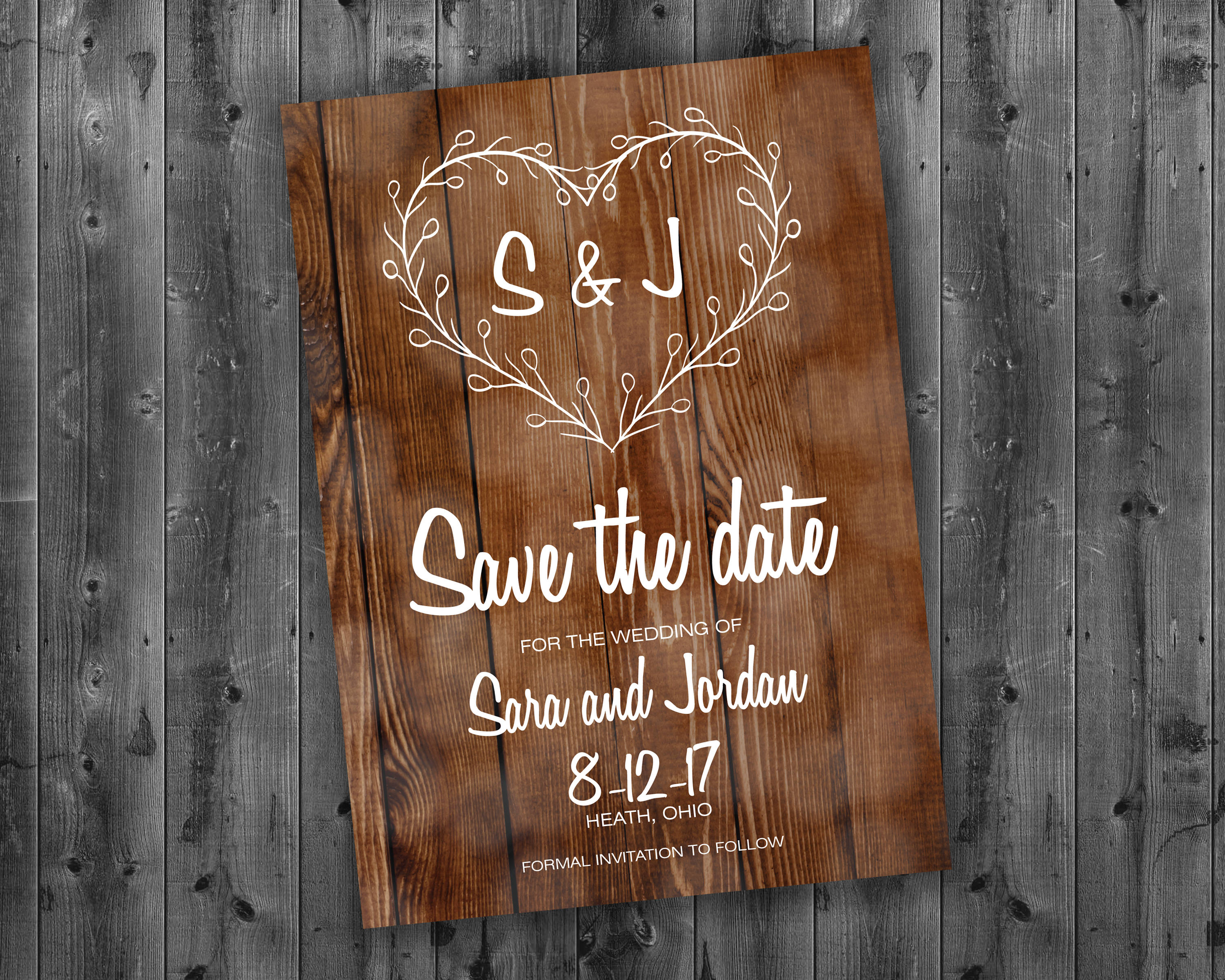Postcard with a touch of country style in natural colors Postcard with a touch of country style in natural colors