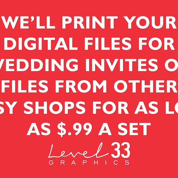 Affordable Printing of your Digital Wedding Invitations, Custom, Unique, Invitation Sets