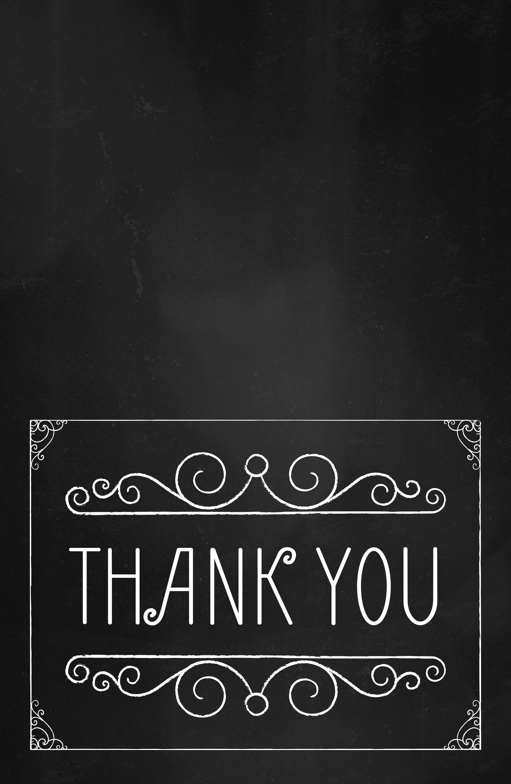 Affordable Chalkboard Wedding Thank You Card Cheap Wedding