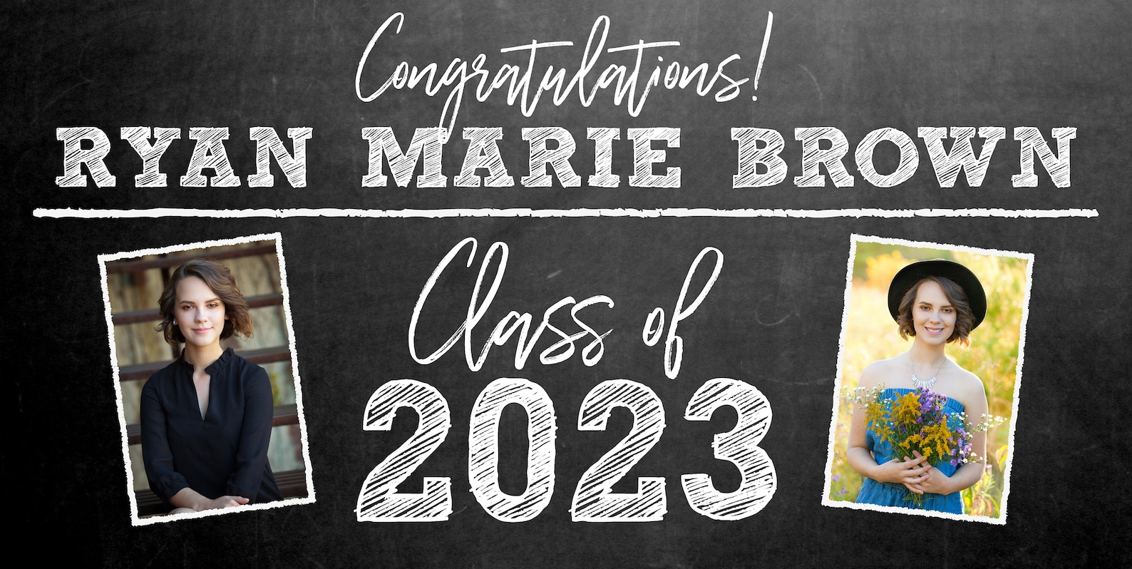 Vinyl Graduation Banner Photo Graduation Banner Printed Etsy