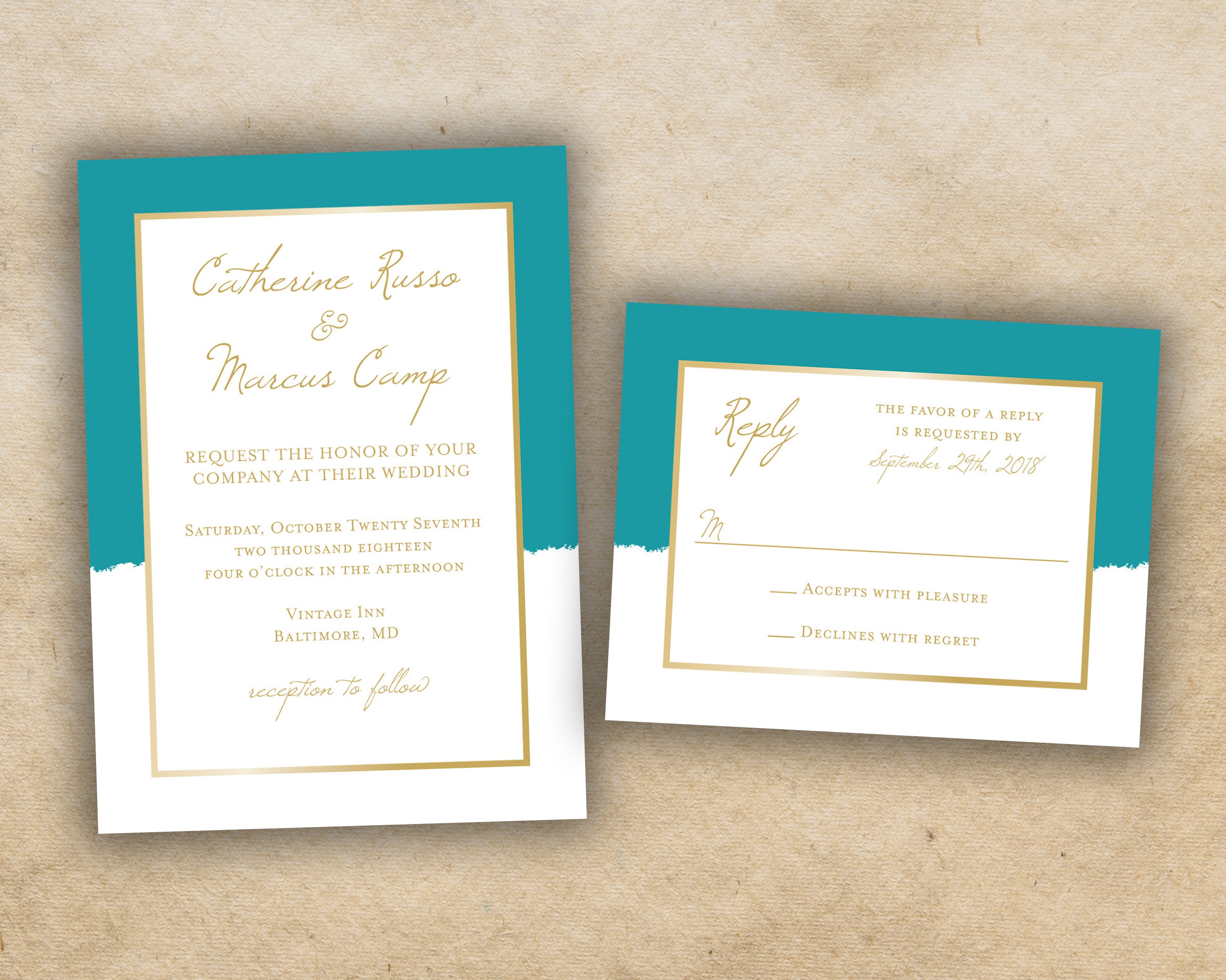 Affordable Wedding Invitation Sets 6