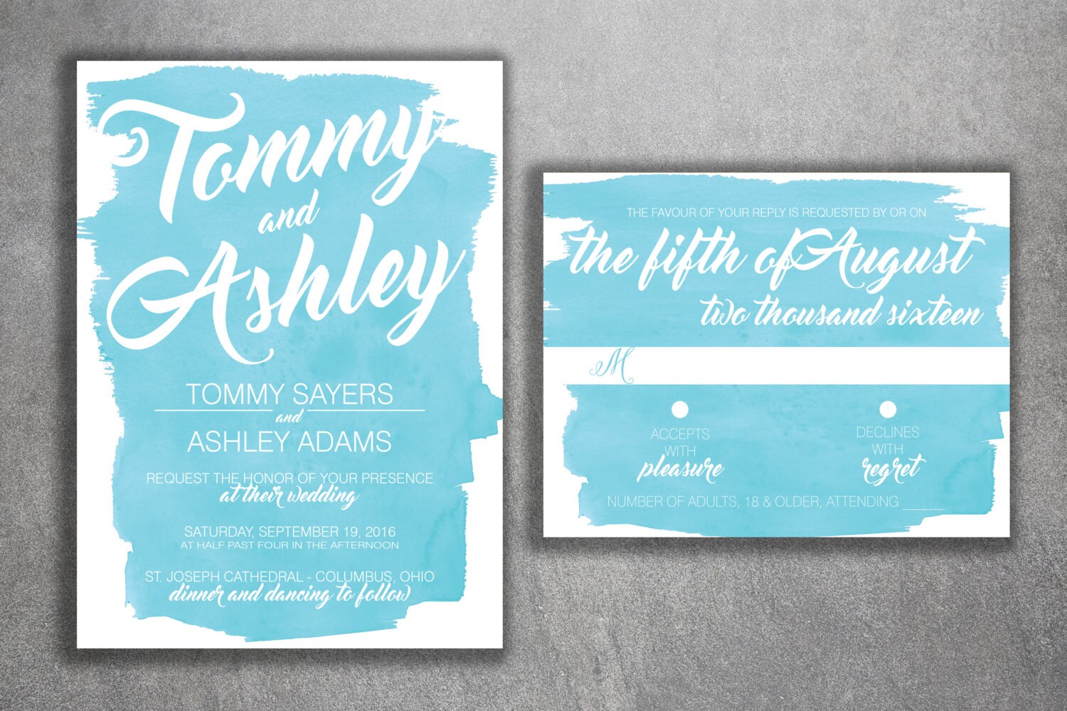 Watercolor Wedding Invitation Wedding Invitations Affordable