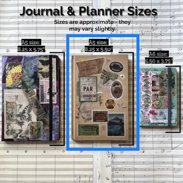 SPECIAL ORDER* Custom A5 Blank Sketchbook, Art Journal - Hand-embellished & One of a kind! Your style!