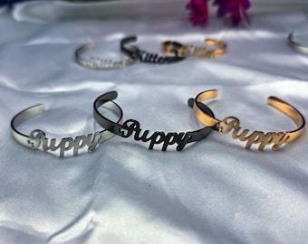 Puppy Bangle/Bracelet/Cuff Petplay Discreet BDSM