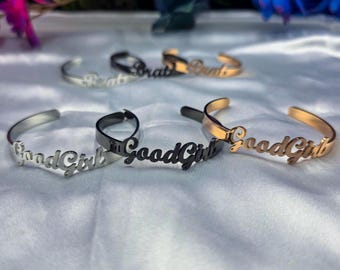 Good Girl Bangle/Bracelet/Cuff Petplay Discreet BDSM