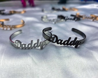 Daddy Bangle/Bracelet/Cuff Petplay Discreet BDSM
