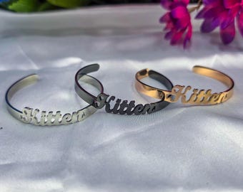 Kitten Bangle/Bracelet/Cuff Petplay Discreet BDSM