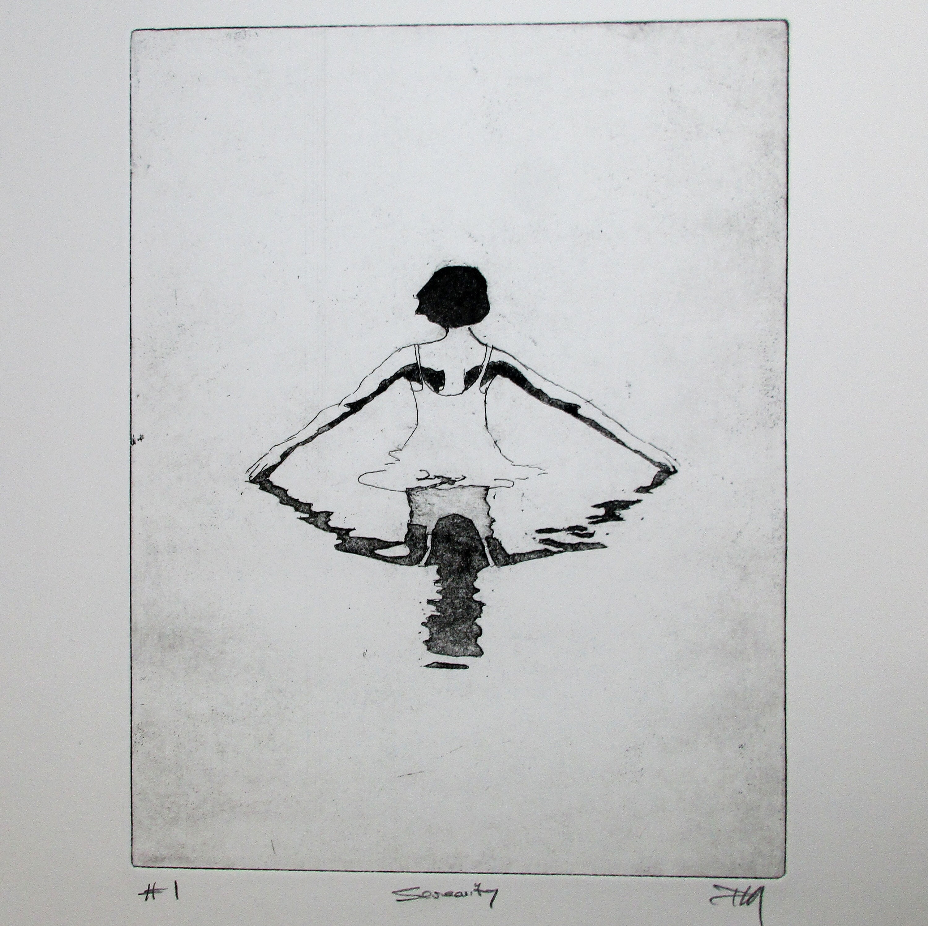 Etching girl etching book etching book art printmaking fine