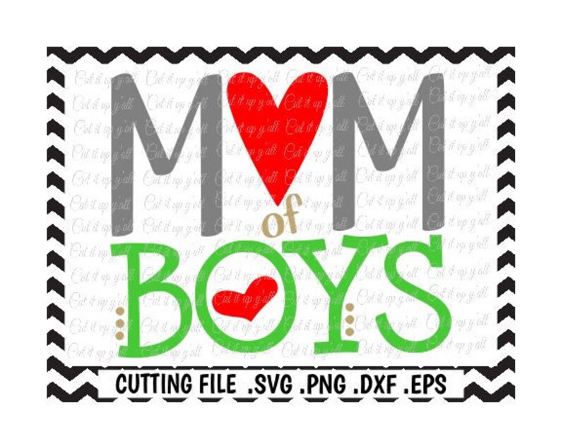Download Mom of Boys Svg Boy Mom Svg Png Dxf Eps Cutting Files | Etsy