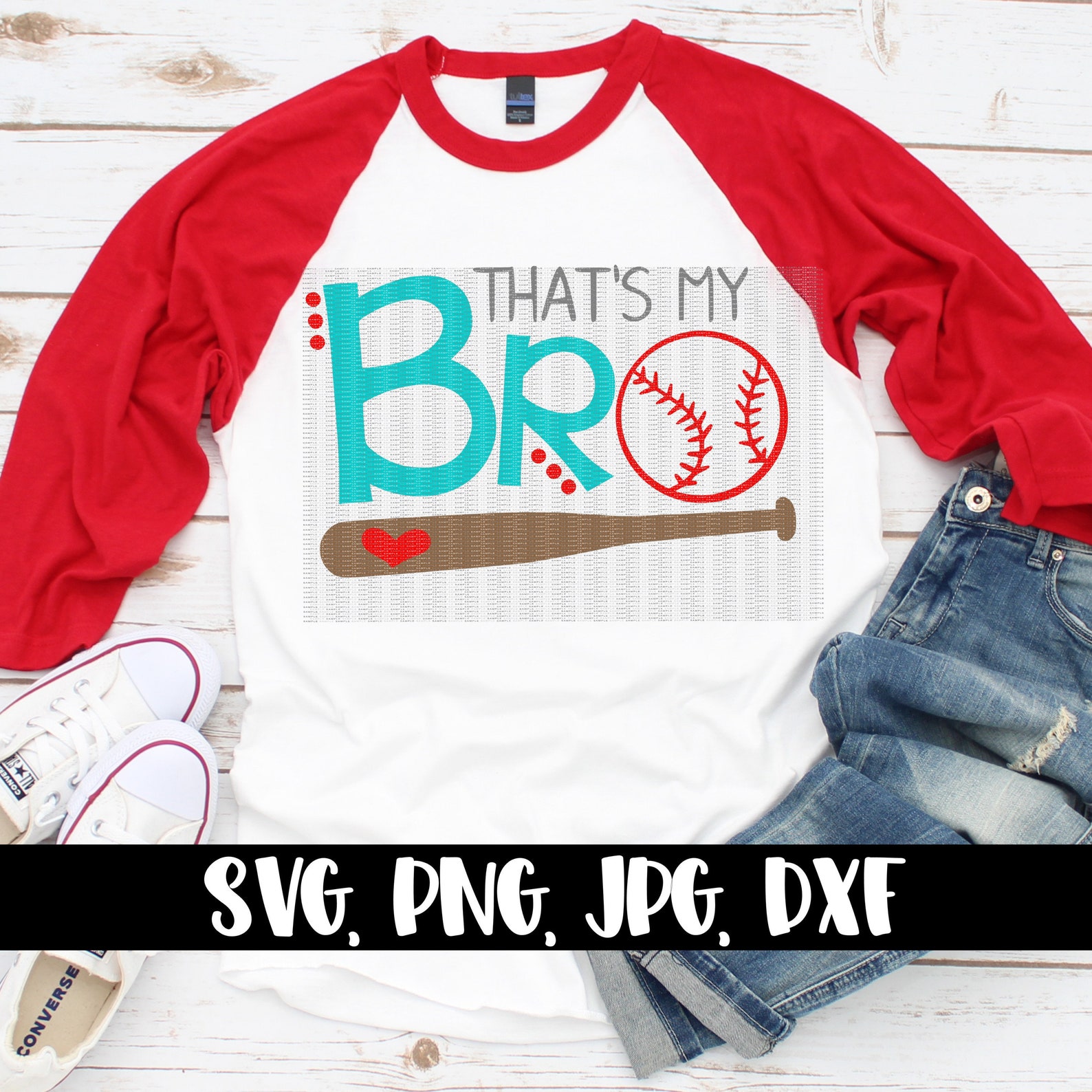 Download Baseball Brother Svg That's my Bro Svg Png Dxf Eps | Etsy
