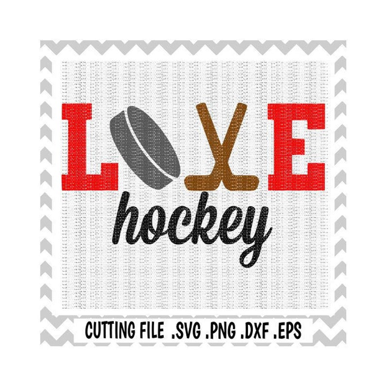Download Hockey Svg Love HockeyHockey Mom Ice Hockey Sports | Etsy