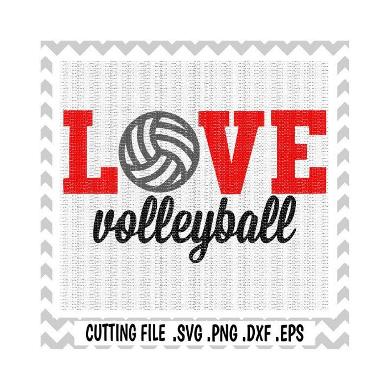 Download Volleyball Svg Love Volleyball Mom Sports | Etsy
