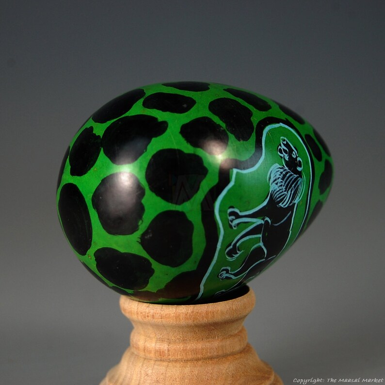 Handmade African Kenya Kisii Soapstone Easter Eggs Lion Etsy