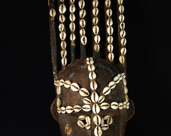 African Tribal Mask Mali Bamana Bambara Ntomo Society